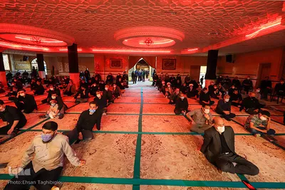 مراسم شب اربعین در حسینیه اعظم زنجان‎‎