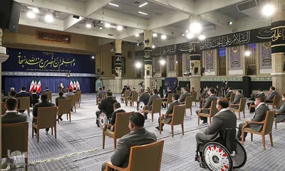 دیدار قهرمانان المپیک و پارالمپیک ایران در بازی‌های ۲۰۲۰ توکیو با رهبر انقلاب