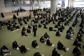 مراسم عزاداری ۱۰هزار خادم یار امام رضا(ع) در مصلی امام خمینی(ره) تهران