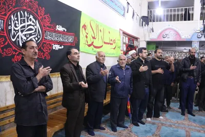 سوگواری اهالی شهرک سعدی در عزای رهبر شهید