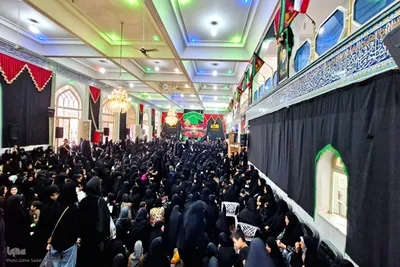 تجدید عهد شیرخوارگان فین کاشان با کوچکترین شهید کربلا