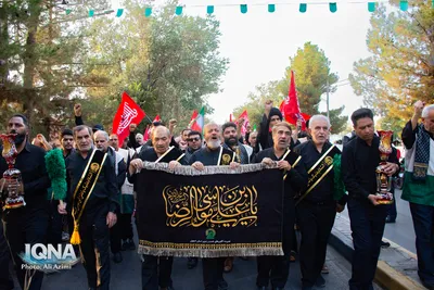 قافله عزاداری سالروز شهادت امام رضا(ع) در اصفهان
