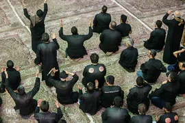 آیین عزاداری محرم در حسینیه کربلایی ها