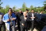 عکس | بازدید استاندار مازندران از مناطق رانشی و طرح‌های عمرانی بابل