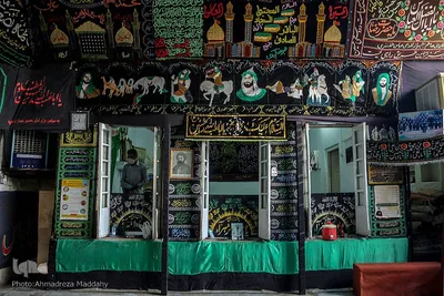 سیاه پوشان هیات جوانان بنی هاشمی شیراز