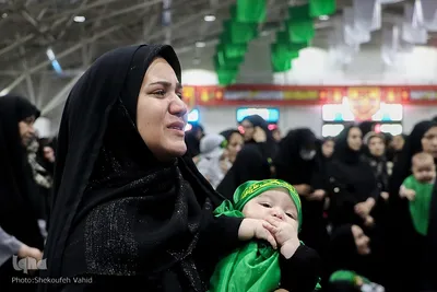 همایش شیرخوارگان حسینی در گلستان شهدای اصفهان‎