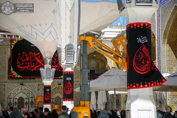 برپایی عزاداری‌های محرم در حرم امام علی(ع) با تدابیر ویژه بهداشتی / پخش زنده مراسم