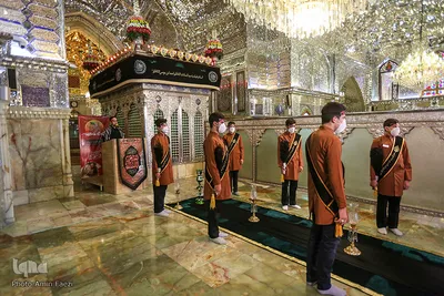 سوگواره احلی من العسل در حرم شاهچراغ (ع)