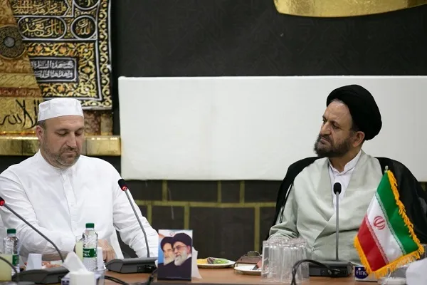 دیدار مسئولان بعثه حج ایران و روسیه در مکه مکرمه