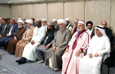 دیدار میهمانان کنفرانس وحدت اسلامی با رهبر معظم انقلاب