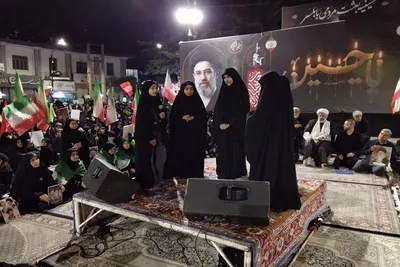 یکصد و چهاردهمین اجتماع مردم انقلابی همزمان با هشتمین شب ماه محرم در بابلسر