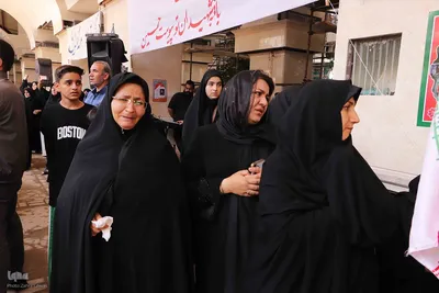 تشییع پیکر دو شهید قرآن آموز در تبریز