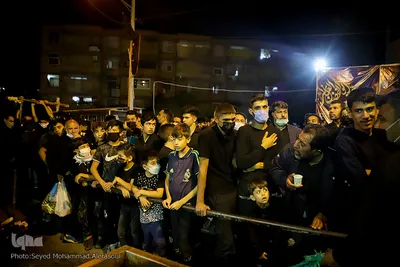 مراسم شام غریبان در شهرک شهید بهشتی - مشهد
