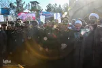 تجمع گروهی ازمردم مشهد در حمایت از حملات موشکی سپاه
