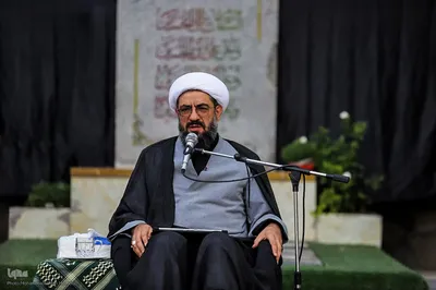 مراسم زیارت عاشورا بسیجیان همدان‎