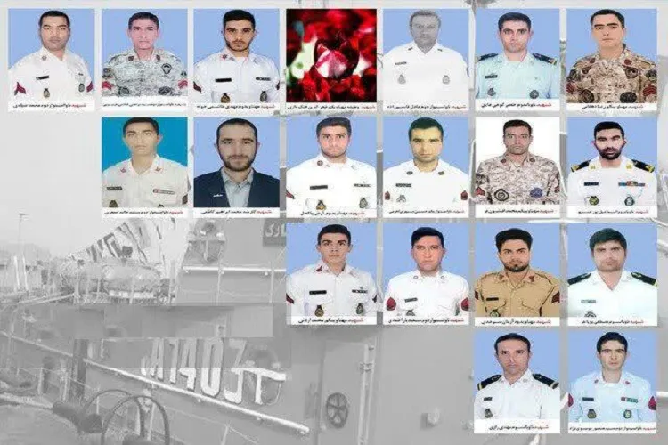 پیکر‌ 4 شهید ناوچه کنارک در فارس تشییع می‌شود