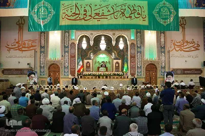 نماز عید سعید فطر در حرم حضرت معصومه(س)