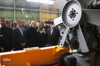 بازدید رئیس مجلس شورای اسلامی از شرکت هپکو