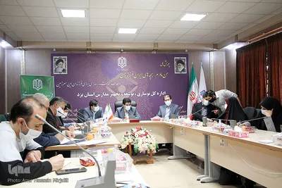 نشست خبری مدیرکل نوسازی مدارس استان یزد‎