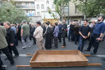 مراسم تشییع پیکر خادم‌القرآن عبدالرسول عبایی