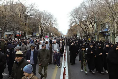 راهپیمایی مردم تبریز در محکومیت جنایت تروریستی کرمان‎