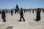 دسته عزا خادمان حرم مطهر بانوی کرامت در رثای امام جواد(ع)//////قم///