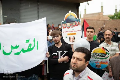 راهپیمایی روز قدس در قزوین‎‎