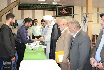 حضور پرشور مردم ملایر در پای صندوق های رأی‎