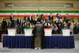 حضور رهبر معظم انقلاب در انتخابات ۱۴۰۰