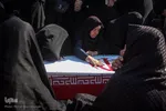 مراسم استقبال از پیکرهای 44 شهید تازه تفحص شده دوران دفاع مقدس در مرز بین المللی شلمچه برگزار شد