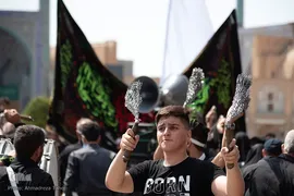 مراسم عزاداری عاشورای حسینی در میدان امام خمینی (ره) اصفهان