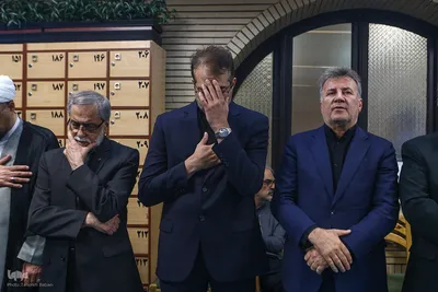 مراسم یادبود شهید دکتر علی لاریجانی در مسجد بلال رسانه ملی