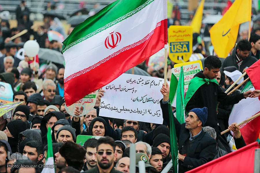 المسيرة الكبرى للاحتفال بانتصار الثورة الاسلامية في طهران