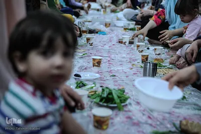 مراسم اعتکاف بانوان در مسجد باغستانی
