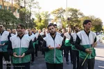 قافله عزاداری و اجتماع خادم‌یاران و یاوران رضوی در اصفهان