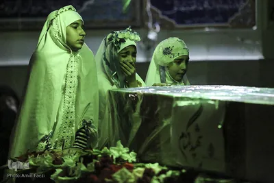 مراسم وداع با شهید گمنام در شیراز