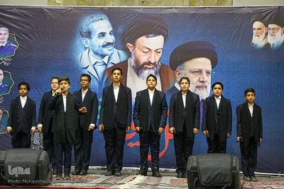 سوگواره هفتمین روز شهادت رئیس‌جمهور در اصفهان