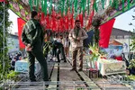 تشییع پیکر مطهر ۴ شهید گمنام دفاع مقدس در کرج‎‎