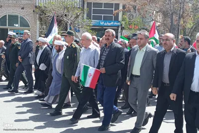 راهپیمایی حمایت از وعده صادق در اهر