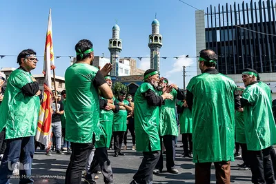 مراسم عزاداری تاسوعای حسینی در شهرستان کرج