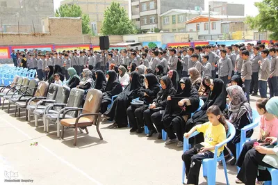مراسم استقبال از خدام و پرچم رضوی در ملایر