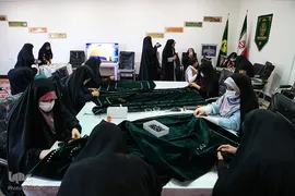 کارگاه تولید پوش سنگ ‌مضجع مطهر امام رضا(ع)