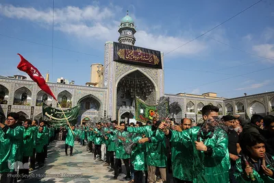 عزاداری شهادت امام رضا (ع) در مشهد الرضا(ع)