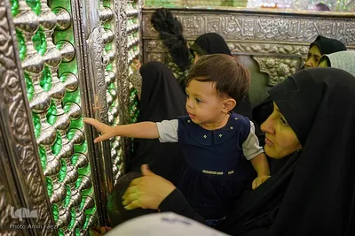 مراسم شیرخوارگان در حرم مطهر شاهچراغ(ع)