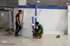 آماده‌سازی موکب‌های اربعین در مرز شلمچه