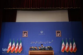 نخستین نشست خبری حجت‌الاسلام والمسلمین سیدابراهیم رئیسی، رئیس‌جمهور منتخب مردم ایران