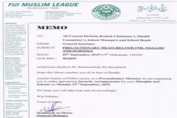  Fiji's Muslim Community Feels Safe