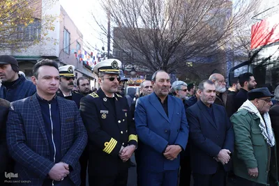 تشییع پیکر مطهر پنج شهید گمنام در تبریز‎