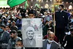 وداع با پیکر روحانی شهید اصلانی در حرم مطهر رضوی
