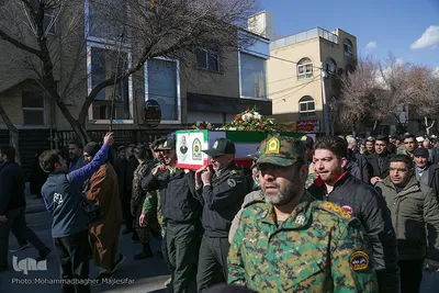 تشییع پیکر دو جانباز دفاع مقدس در اصفهان